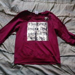 Harry Potter reversible sequins sweater